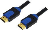 HDMI-Kabel LogiLink Ethernet A - A St/St 2.00m Gold