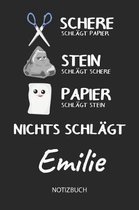 Nichts schl gt - Emilie - Notizbuch