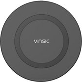 Vinsic 3 Coil Qi Charger/Draadloze Lader 5W Stand - Zwart