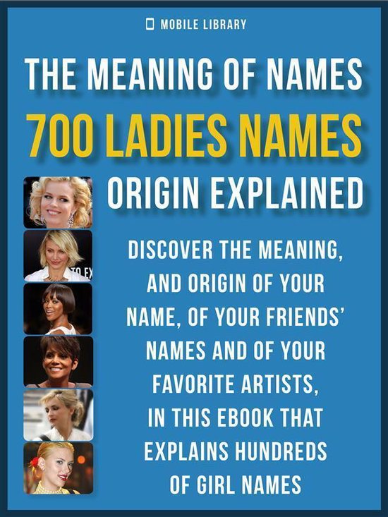 Motivational & Inspirational Quotes Meaning of Ladies Names (ebook