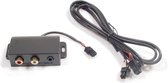KRAM XA050 tussenstuk voor kabels 4pin 2x RCA Zwart