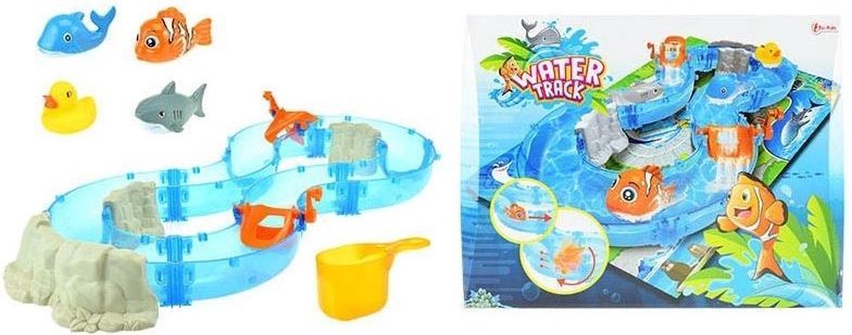 Toi-Toys Waterbaan met vier figuren | bol.com