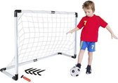 Voetbal goal - voetbaldoel - 120 x 80 x 40 - incl. voetbal en pomp + haringen