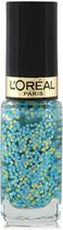 L’Oréal Paris Color Riche Le Vernis - 928 Oulala Blue - Blauw - Nagellak Topcoat