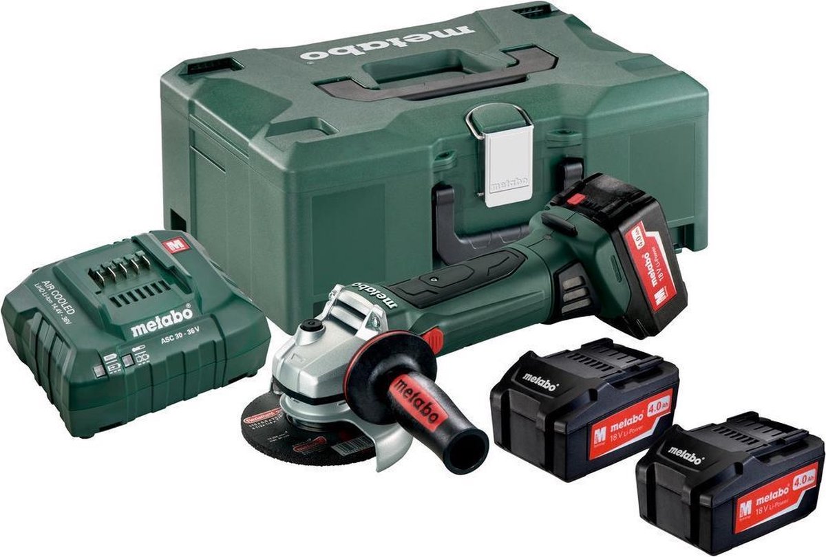 METABO Accu haakse slijper WPB 18 LT BL 11-125 QUICK (excl. accu en lader) kopen