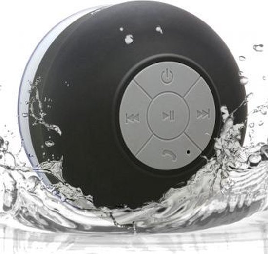 Bluetooth Waterpoof Douche speaker - Zwart | bol.com