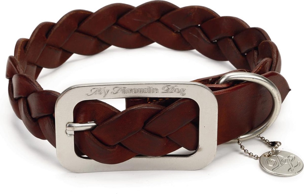 Leren halsband