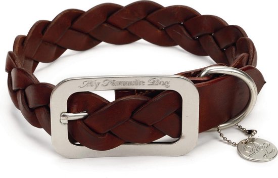 Leren halsband