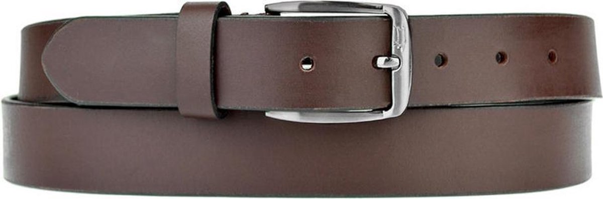 Ven Tomy Leren Riem Casual - Dames / Heren - Bruin - Riemmaat 105