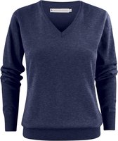 Harvest Ashland Trui Dames 2122505 Blauw Melange - Maat XS