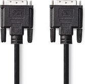 DVI cable DVI-D 24+1-pin male - DVI-D 24+1-pin male 10.0 m black
