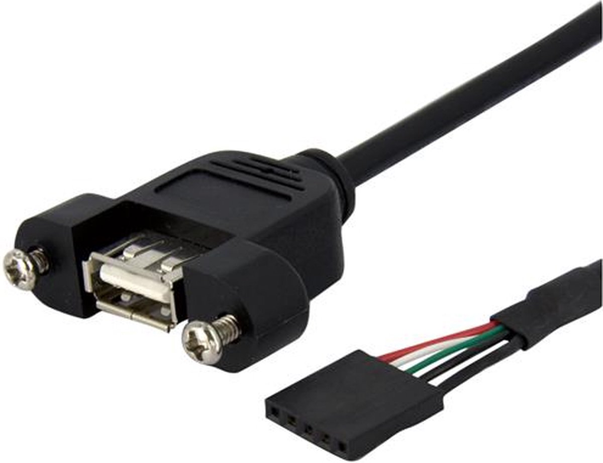 StarTech.com Câble USB Montage sur Panneau A Femelle vers Header Carte ...