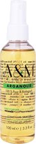 Arganolie A&M premium cosmetische 100% puur  (biologisch&koudgeperst) voor alle typen haar droog en beschadigd, huid verzorging, gezichtsverzorging,lichaamsverzorging, 100ml