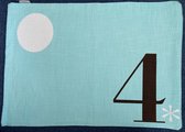 VT wonen - Kussenhoes - Turquoise - 50x70cm