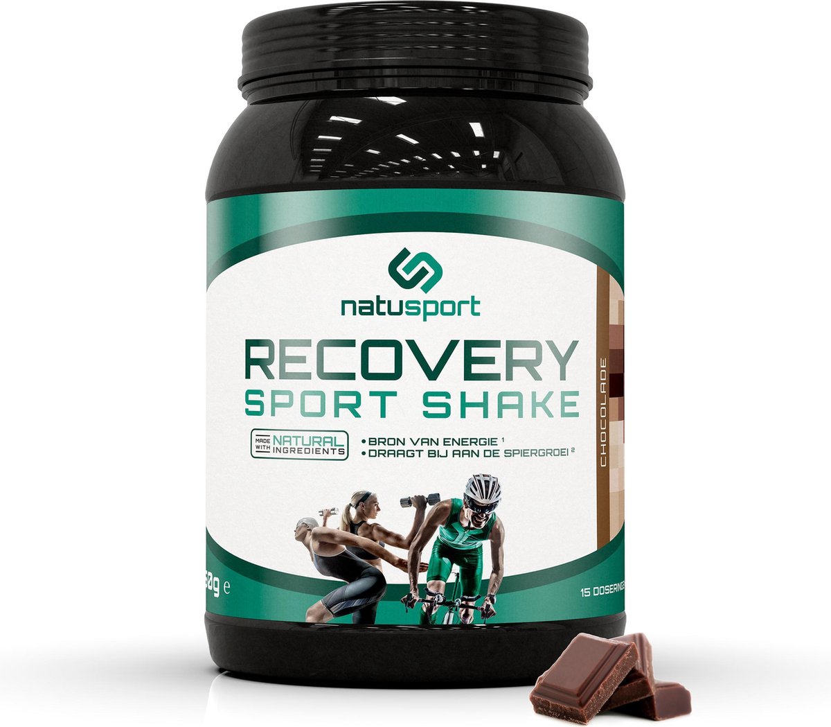 Goedkoopste Natusport Recovery Shake Chocolade - 750 g