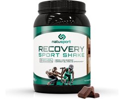 Natusport Recovery Sport Shake - Hersteldrank - 5:1 Koolhydraten Eiwitten - Whey Protein met BCAA's - Chocolade - 750g