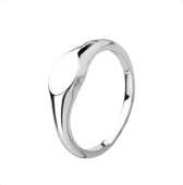 YO&NO - Ring - Zilver - Graveer Ring - 6mm - 17,75mm -  8mm - Sieraden vrouw - Heren - Zilver Gerhodineerd - Zilv