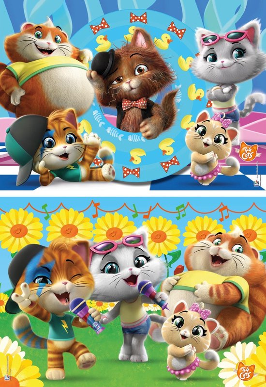 Clementoni Maxi Puzzle '44 Cats' – 24 Extragroße Teile Für Kinder Ab 3 Jahren