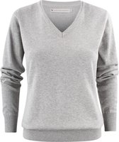 James Harvest SWEATER ASHLAND V-NECK WOMAN 2122505 - Grijs Mêlee - XL