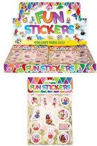 120 Stuks - Fun Stickers - Model: Fairy's in Display - Uitdeelcadeautjes - Sticker Fee - Uitdeel Traktatie voor kinderen