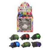 42 Stuks - Pull Back Kevers - In Traktatiebox - Uitdeelcadeautjes - Uitdeel kado - Traktatie voor kinderen - Jongens - Meisjes
