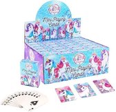24 stuks - Mini Speelkaarten - Model Unicorn -  Eenhoorn - In Display - Uitdeelcadeautjes - Unicorns - Traktatie voor kinderen - Meisjes