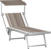 Italiaans ligbed Standaard grijs/wit