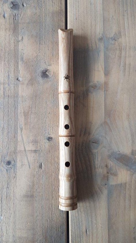 Foto: Shakuhachi van essenhout harmonyflute 1 1 shaku a traditionele japanse fluit hoge kwaliteit