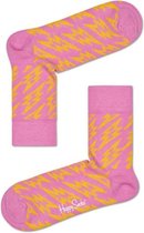 Happy Socks Flash Lightning Half Crew Socks Pink, Maat 41/46