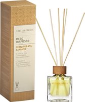 Citroengras & Honing Geurstokjes Atelier Rebul (120ml) - Fruitige Kamergeur - Heerlijke Interieurparfum