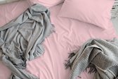 Hoeslaken Cotton Satin Roze 30 cm Hoekhoogte