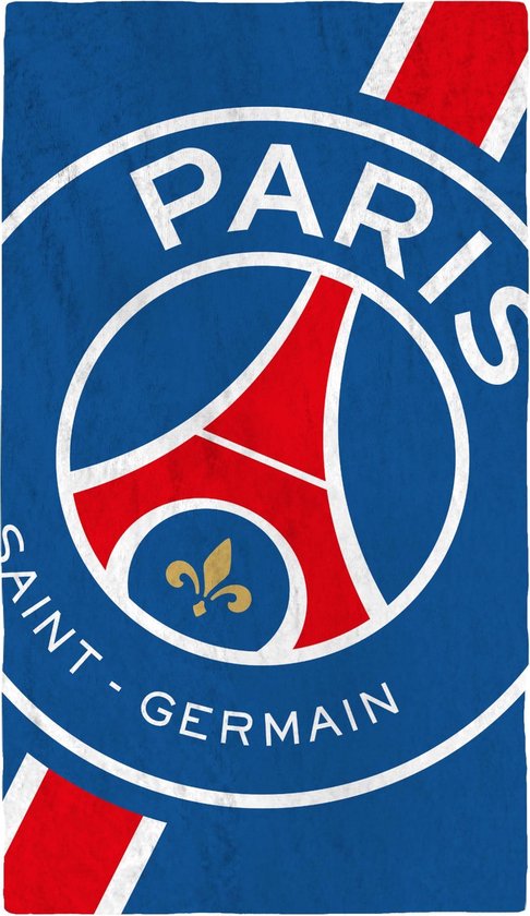 Paris Saint Germain Strandlaken Cropped - 70 x 120 cm - Blauw