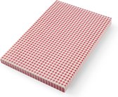 Hendi Vetvrij Papier / Placemat - Rood/Wit Geruit - 42x27,5cm ( 500 vellen )