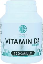 Vital Supply - Vitamine D3 2000 IE - 120 Capsules