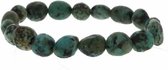 Edelstenen Armband Trommelstenen Turkoois