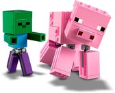 LEGO Minecraft BigFig Varken met Babyzombie - 21157