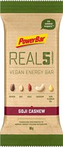 PowerBar Real5 Vegan Energy bar Goji Cashew 18x65g