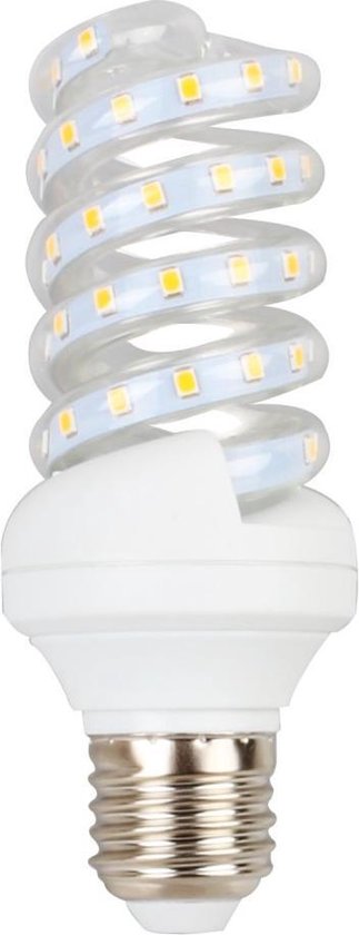 snor Alvast druiven E27 LED lamp | spaarlamp spiraalvorm | 11W=100W | daglichtwit 6400K |  bol.com