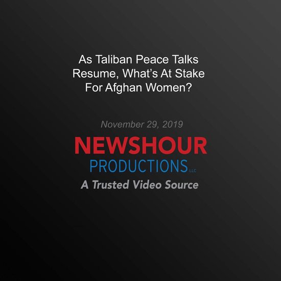 As Taliban Peace Talks Resume, What's At Stake For Afghan Wo ... - cover