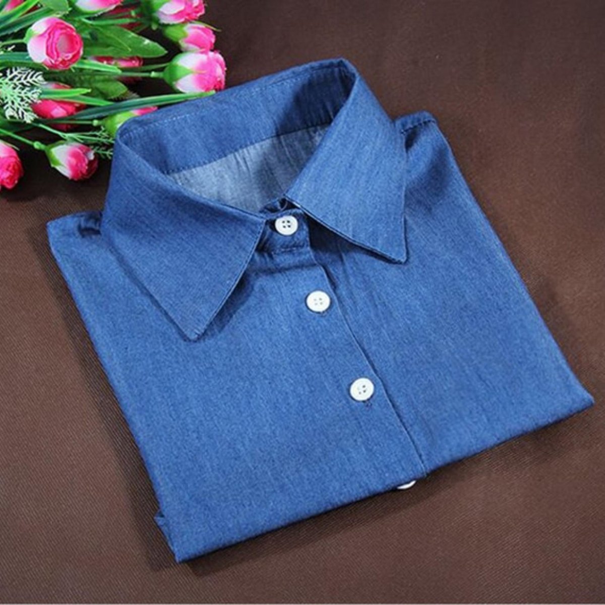 Pless® Blouse kraagje dames Losse kraag voor onder je trui