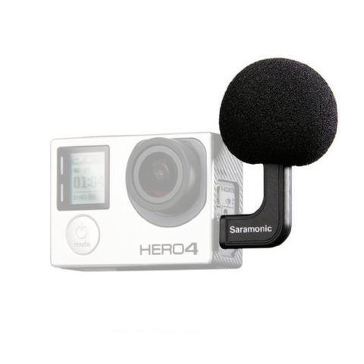 Micro cravate externe pour GoPro® Hero 3/4 et caméra sport