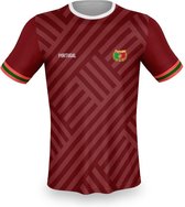 Portugal thuis fan voetbalshirt '20 maat M