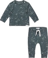 Noppies SET (2delig) Biologische kleding Dark Slade Met vlekprint - Maat 74