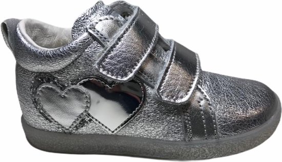 falcotto meisje velcro sneaker 1621 silver mt 23