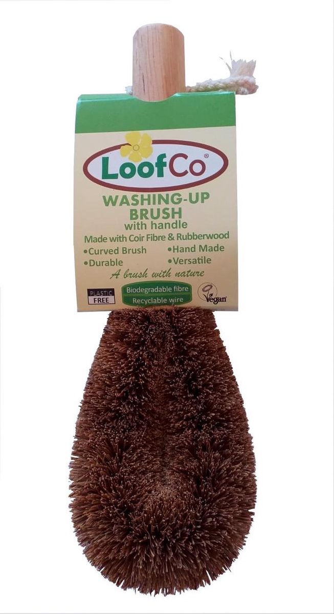 Goedkoopste Afwasborstel met handvat - Kokos