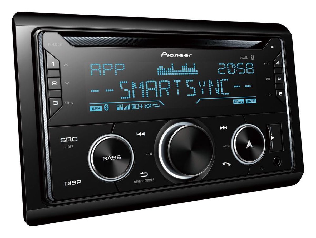 Pioneer FH-S720BT – 2-DIN CD/Bluetooth-autoradio met USB-aansluiting & MIXTRAX – 4×50 W – foto 2