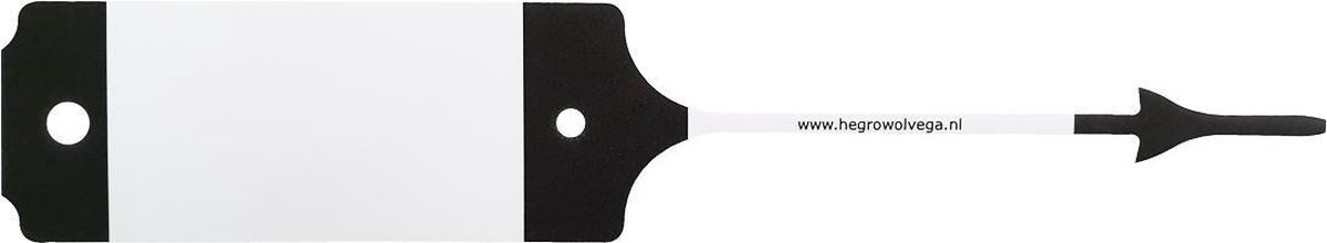 Sleutellabel Kupa zwart (1000 stuks)