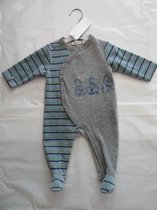 pyjama noukie's 3 maand 62cm jongen grijst