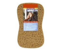 Grote schoonmaakspons / viscose autospons 22 x11 cm - schoonmaakartikelen / auto wassen