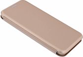 Ntech Geschikt voor Samsung Galaxy A7 (2018) Luxe Goud TPU / Kunststof Flip Cover met Magneetsluiting